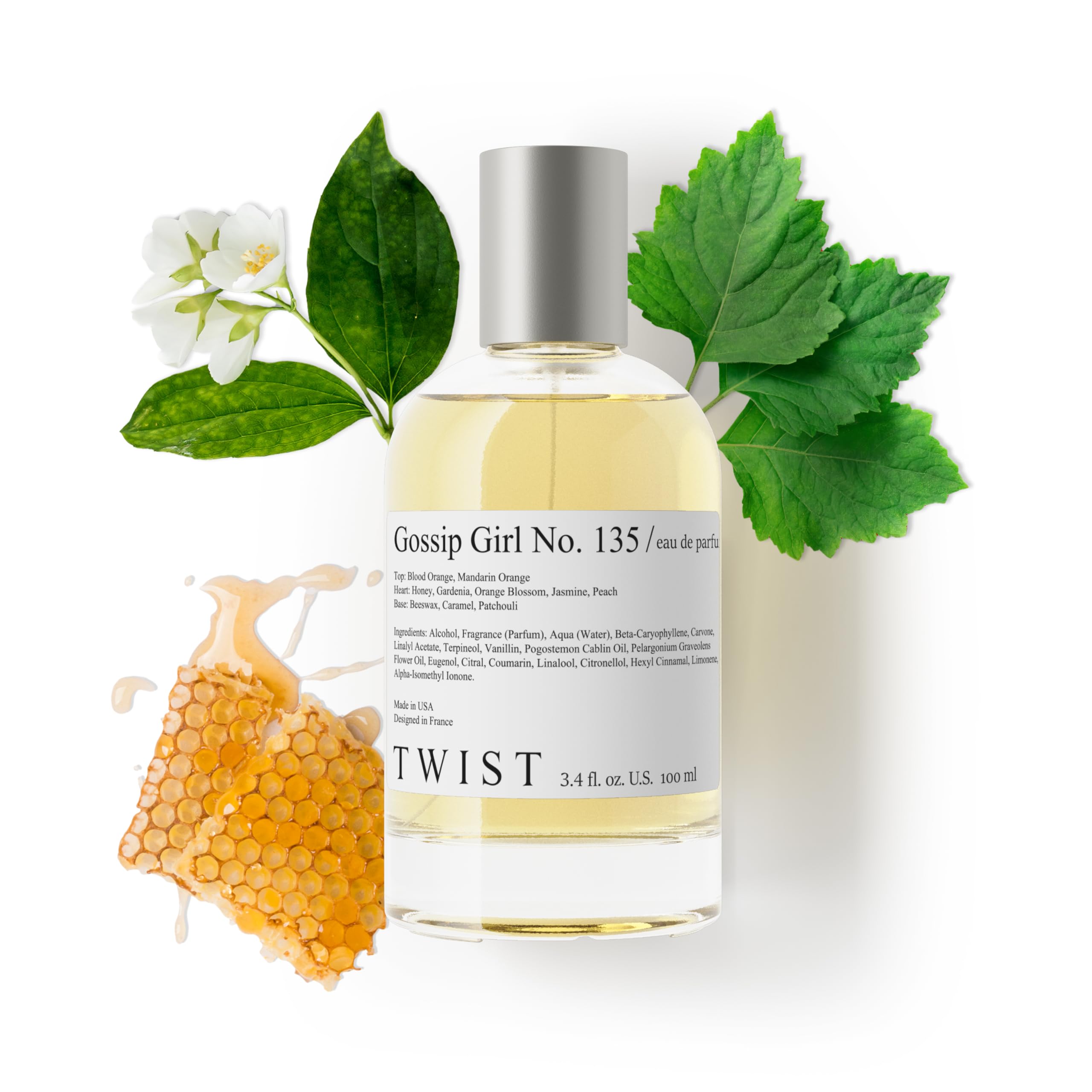 Twist - Addicted No. 3 - Eau De Parfum Inspired by Y. B.lack O.pium Long-Lasting Perfume For Women, Amber & Vanilla, Vegan, Clean Ingredients, Fragrance - Spray 100 ml | 3.4 fl. oz.