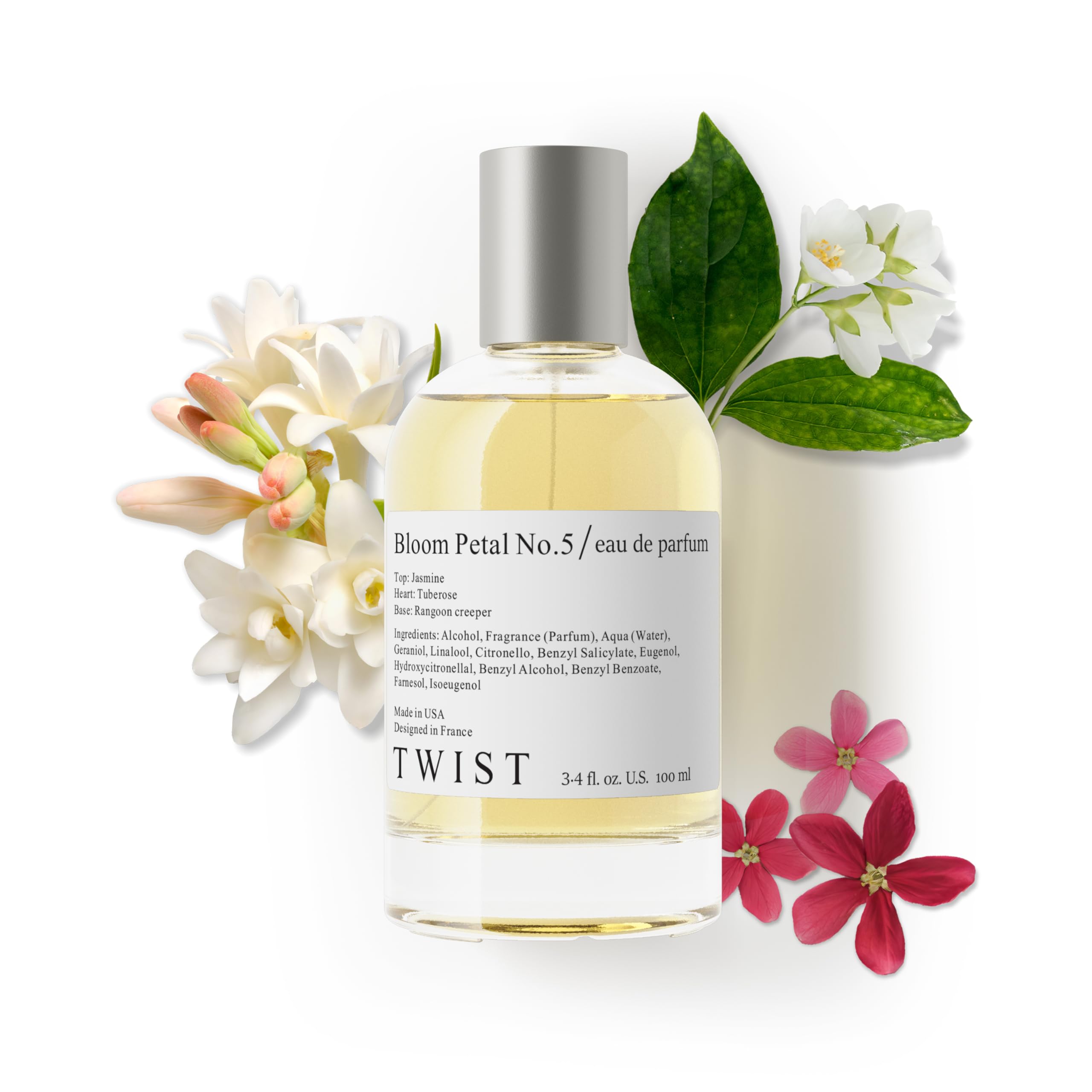 Twist - Addicted No. 3 - Eau De Parfum Inspired by Y. B.lack O.pium Long-Lasting Perfume For Women, Amber & Vanilla, Vegan, Clean Ingredients, Fragrance - Spray 100 ml | 3.4 fl. oz.