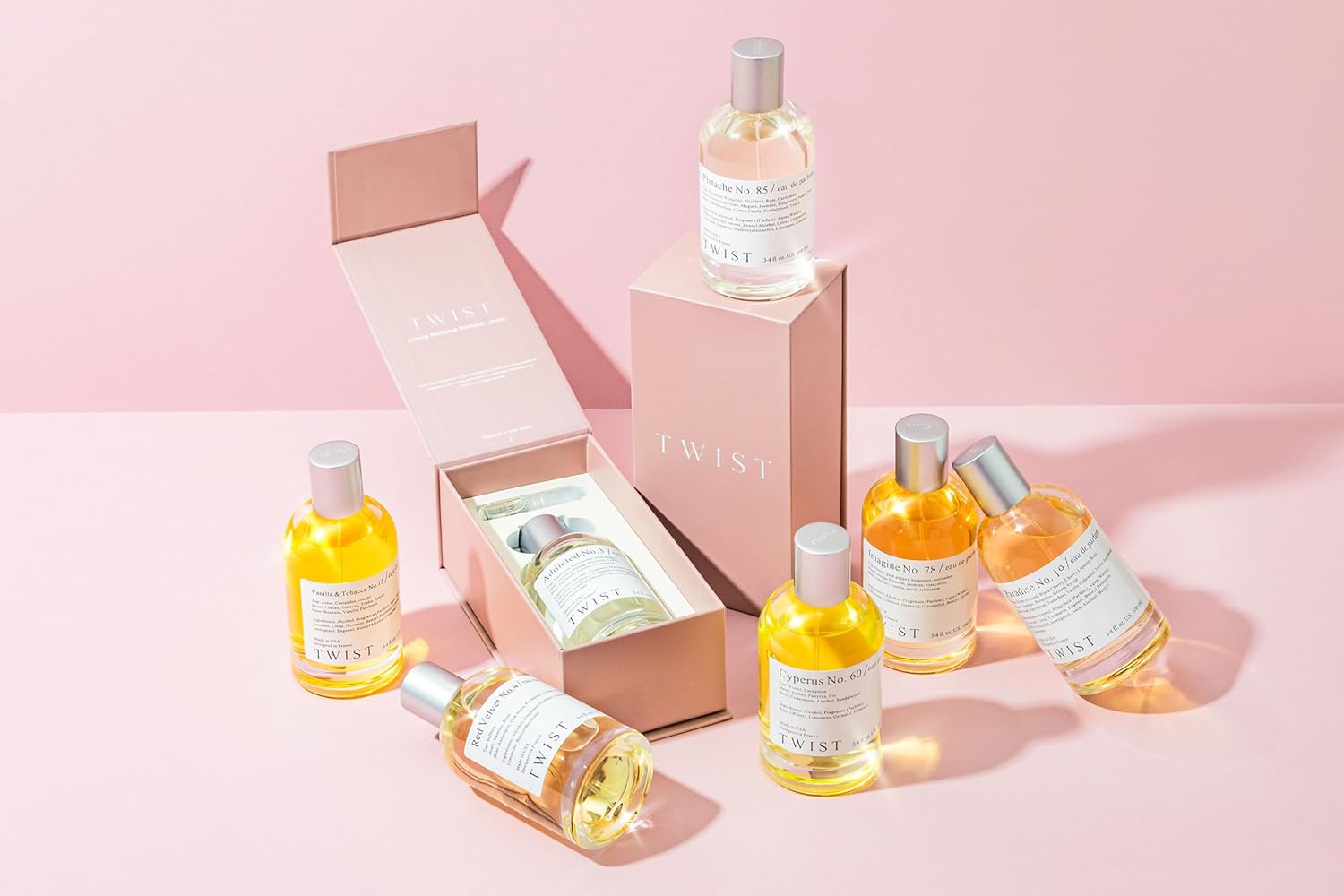 Twist - Addicted No. 3 - Eau De Parfum Inspired by Y. B.lack O.pium Long-Lasting Perfume For Women, Amber & Vanilla, Vegan, Clean Ingredients, Fragrance - Spray 100 ml | 3.4 fl. oz.