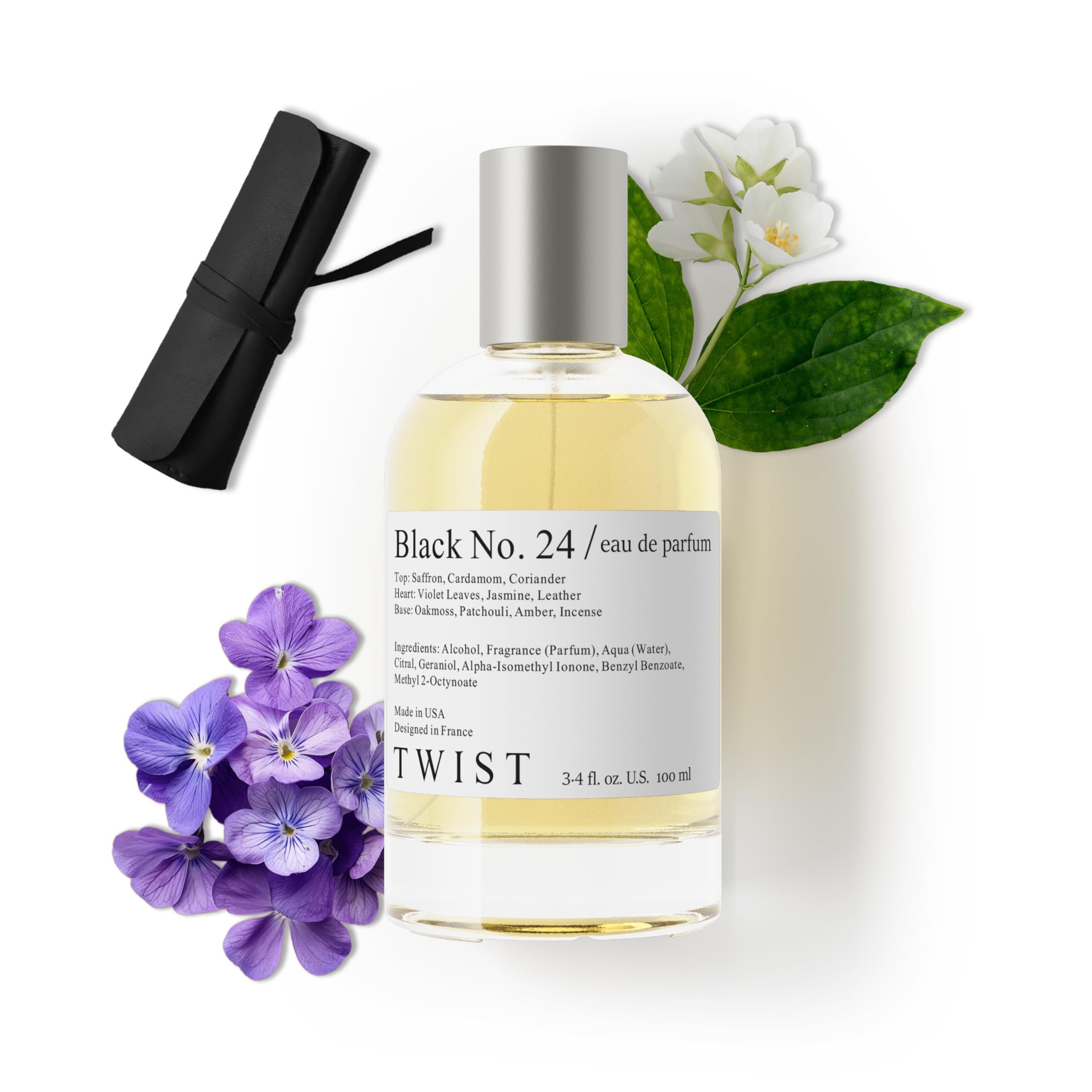 Twist - Addicted No. 3 - Eau De Parfum Inspired by Y. B.lack O.pium Long-Lasting Perfume For Women, Amber & Vanilla, Vegan, Clean Ingredients, Fragrance - Spray 100 ml | 3.4 fl. oz.