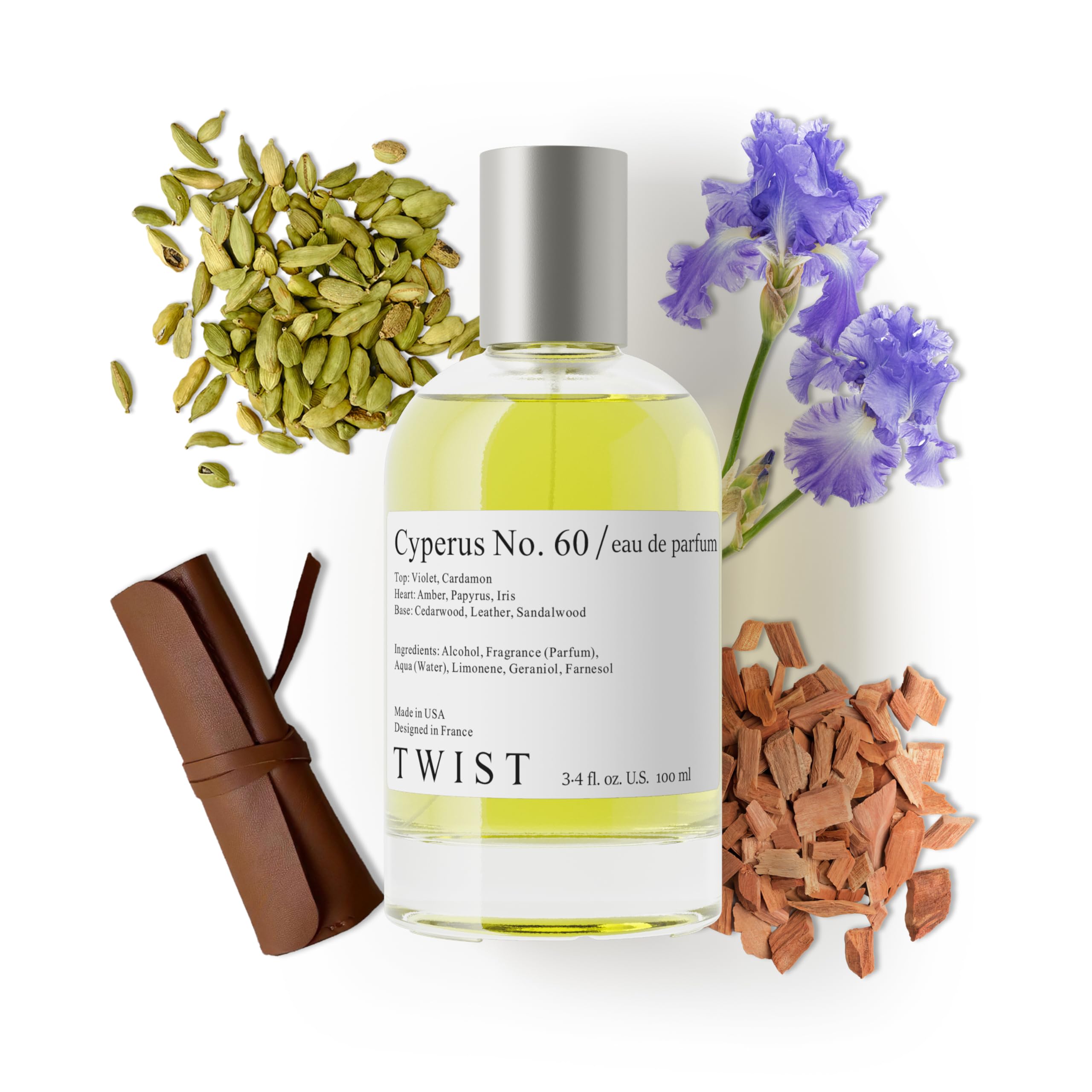 Twist - Addicted No. 3 - Eau De Parfum Inspired by Y. B.lack O.pium Long-Lasting Perfume For Women, Amber & Vanilla, Vegan, Clean Ingredients, Fragrance - Spray 100 ml | 3.4 fl. oz.