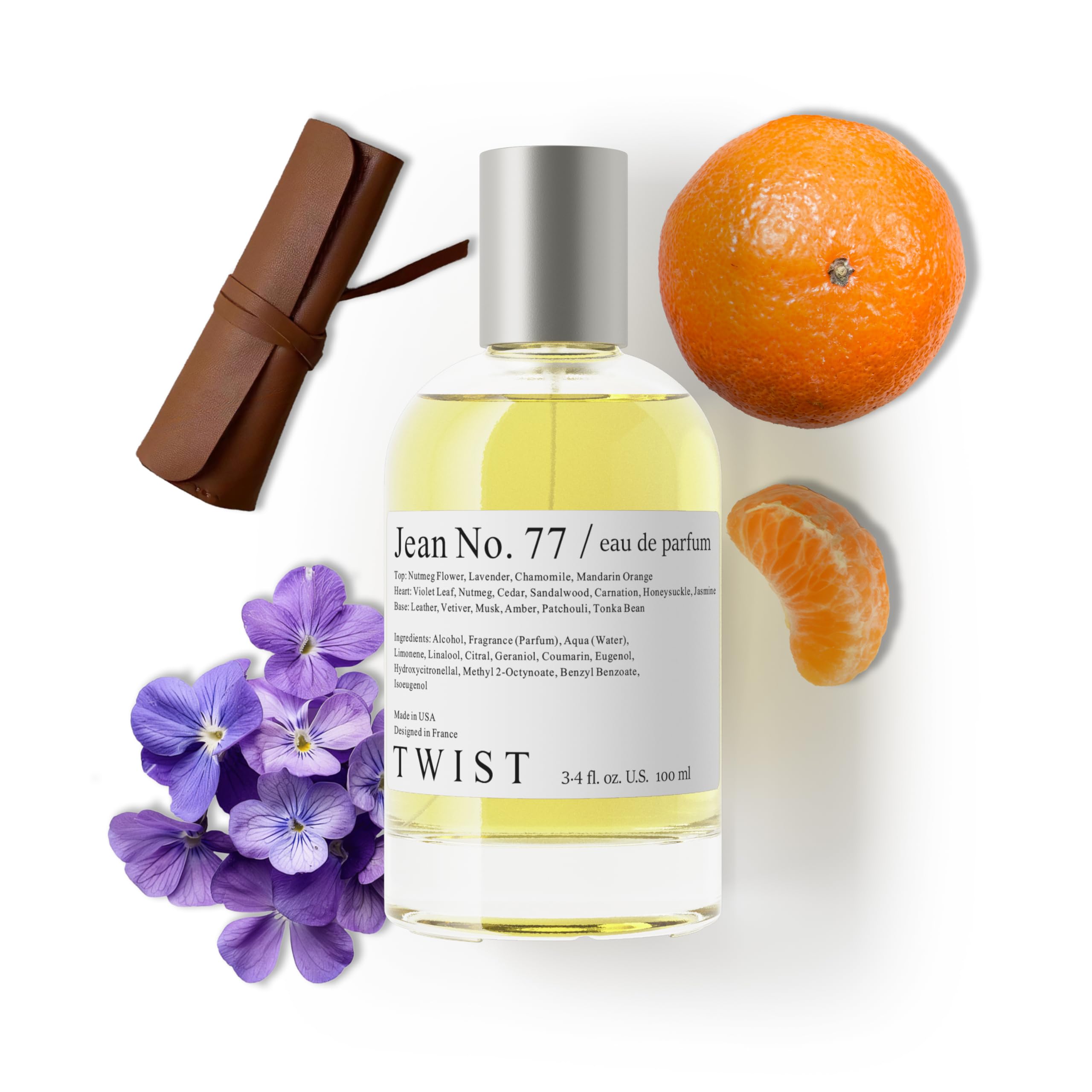 Twist - Addicted No. 3 - Eau De Parfum Inspired by Y. B.lack O.pium Long-Lasting Perfume For Women, Amber & Vanilla, Vegan, Clean Ingredients, Fragrance - Spray 100 ml | 3.4 fl. oz.