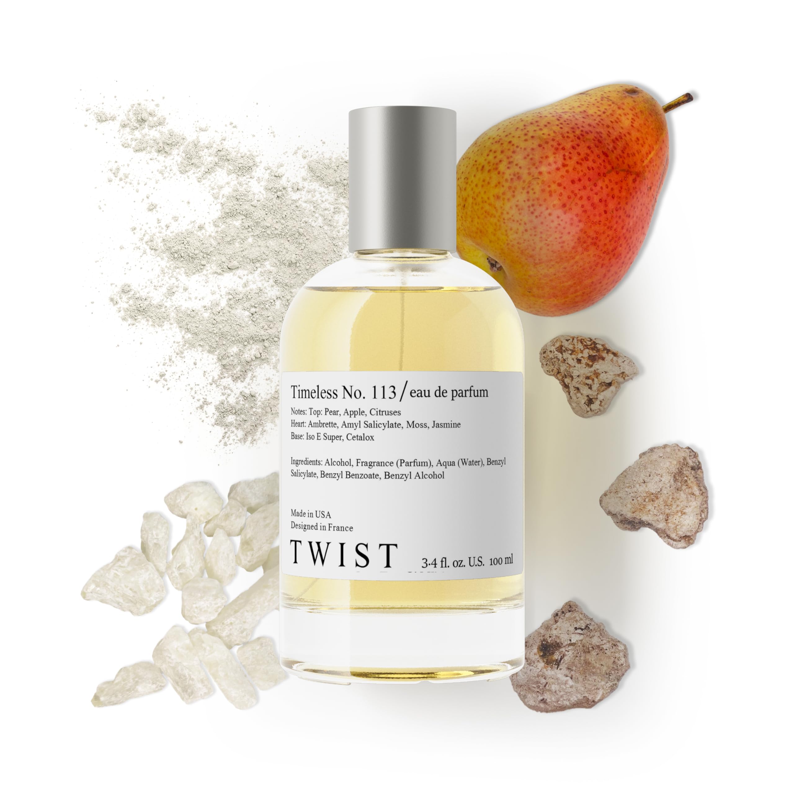 Twist - Addicted No. 3 - Eau De Parfum Inspired by Y. B.lack O.pium Long-Lasting Perfume For Women, Amber & Vanilla, Vegan, Clean Ingredients, Fragrance - Spray 100 ml | 3.4 fl. oz.