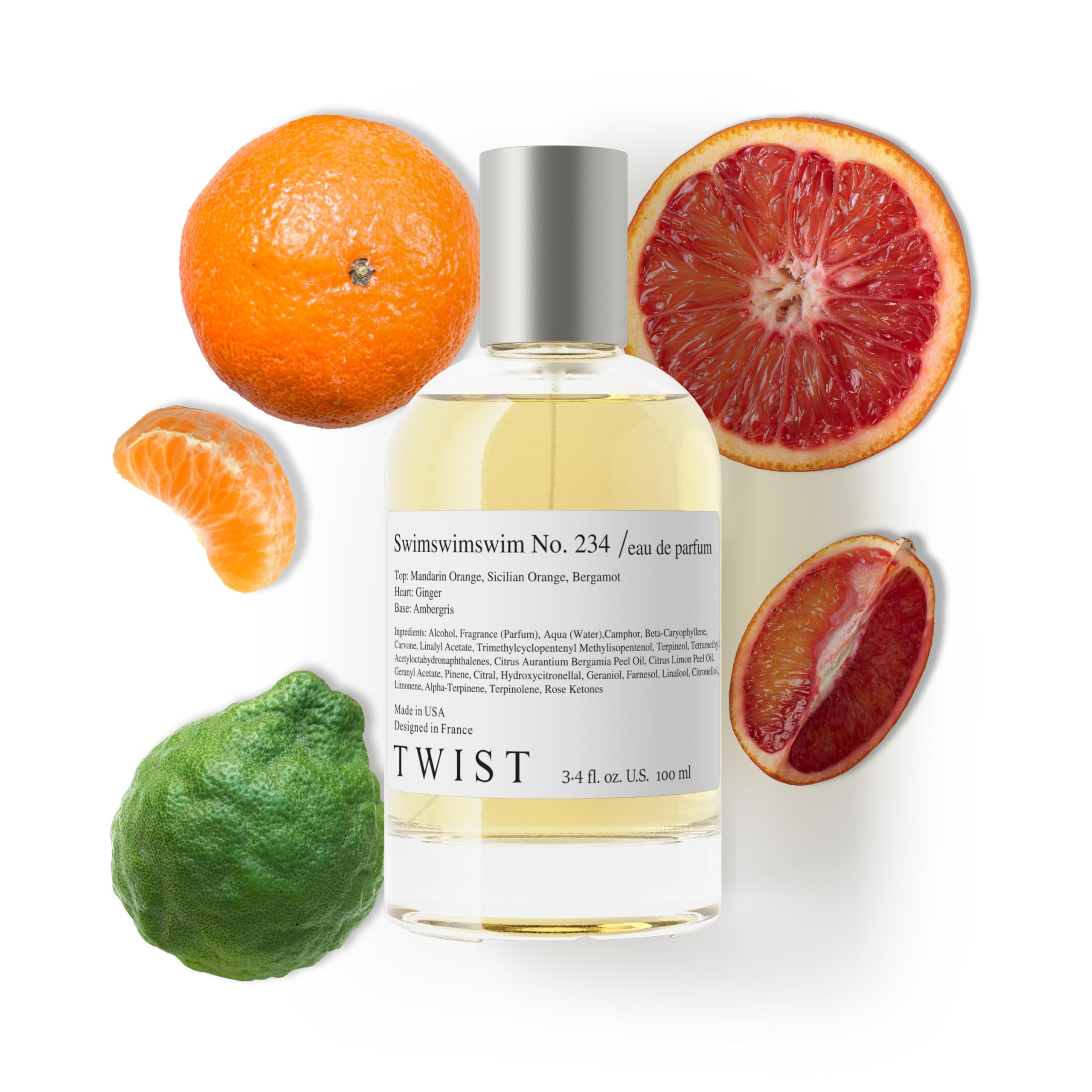 Twist - Addicted No. 3 - Eau De Parfum Inspired by Y. B.lack O.pium Long-Lasting Perfume For Women, Amber & Vanilla, Vegan, Clean Ingredients, Fragrance - Spray 100 ml | 3.4 fl. oz.