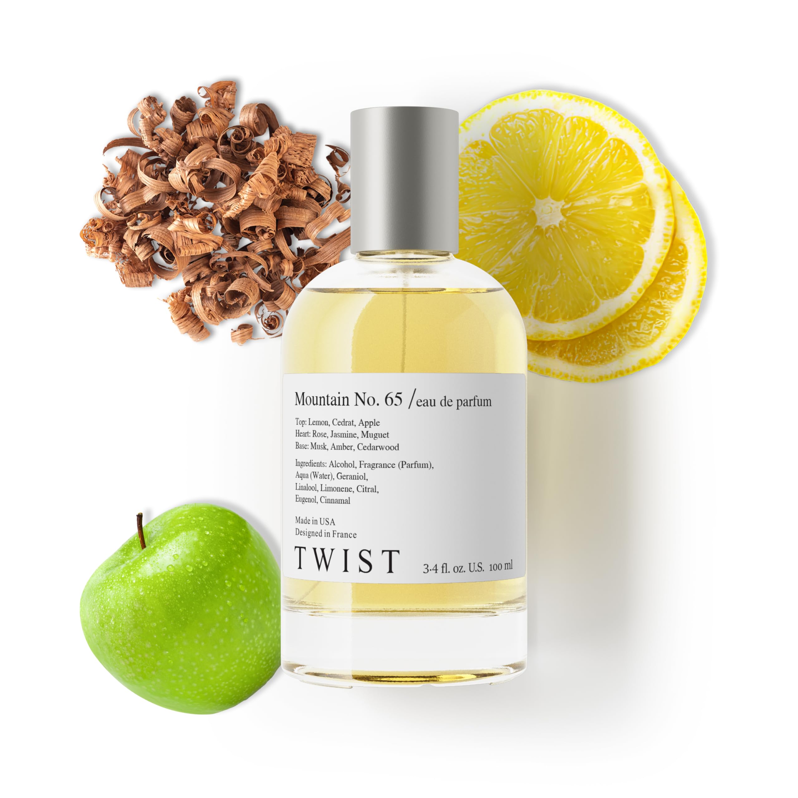 Twist - Addicted No. 3 - Eau De Parfum Inspired by Y. B.lack O.pium Long-Lasting Perfume For Women, Amber & Vanilla, Vegan, Clean Ingredients, Fragrance - Spray 100 ml | 3.4 fl. oz.