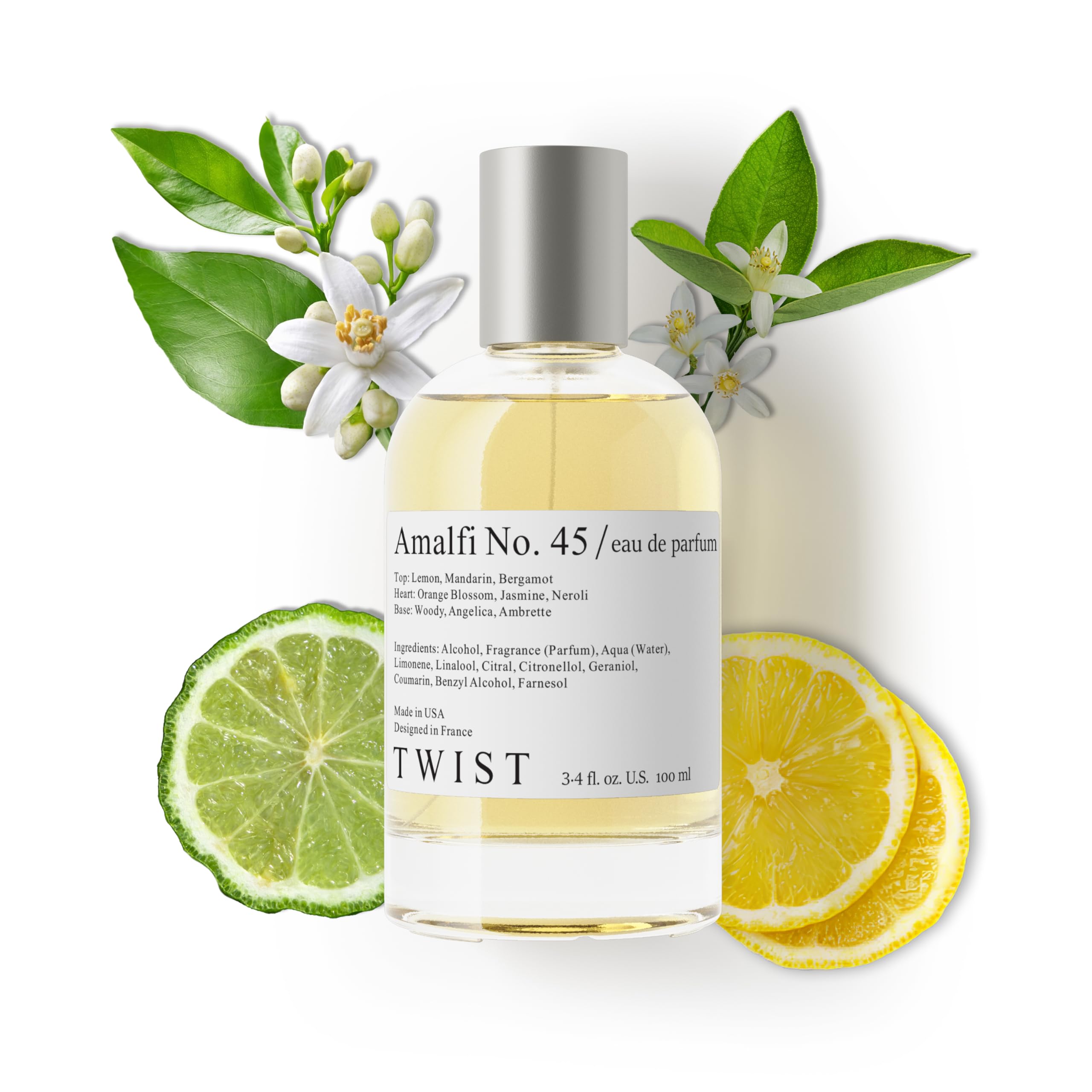 Twist - Addicted No. 3 - Eau De Parfum Inspired by Y. B.lack O.pium Long-Lasting Perfume For Women, Amber & Vanilla, Vegan, Clean Ingredients, Fragrance - Spray 100 ml | 3.4 fl. oz.