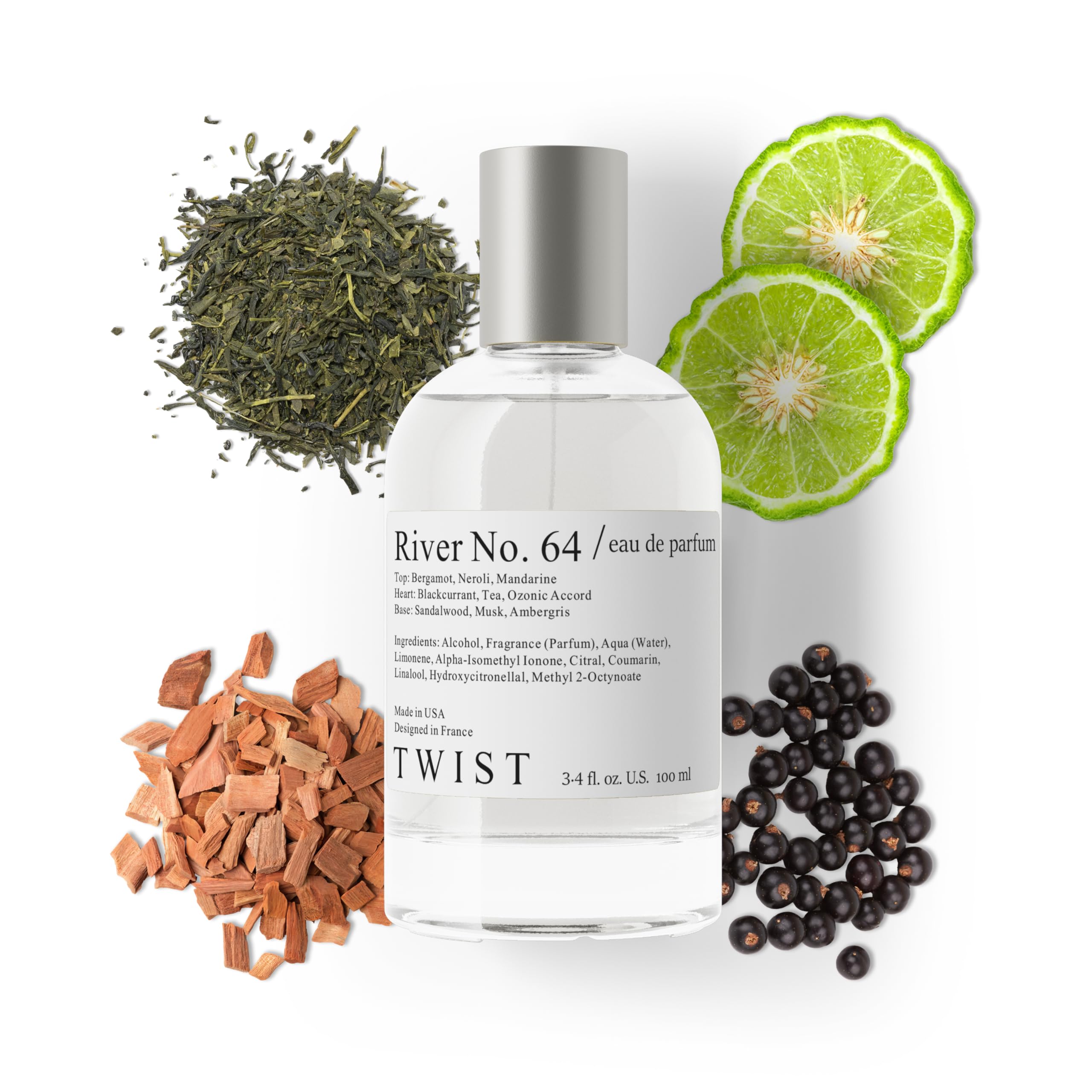 Twist - Addicted No. 3 - Eau De Parfum Inspired by Y. B.lack O.pium Long-Lasting Perfume For Women, Amber & Vanilla, Vegan, Clean Ingredients, Fragrance - Spray 100 ml | 3.4 fl. oz.